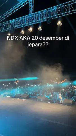 Amankan tiketmu mulai sekarang juga karena @NDX AKA bakal manggung di jepara lagi. JANGAN SAMPAI KEHABISAN TIKETNYA 🎟️ : Pembelian tiket bisa DM /  klik link di bio profile 🗓️ : Sabtu, 20 DESEMBER 2025 📍 : Lapangan Banyuputih, Kalinyamatan Jepara