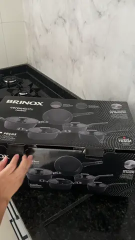 O jogo de panelas perfeito 😍.        #apartamento #enxoval #panelasbrinox #brinox #foryou