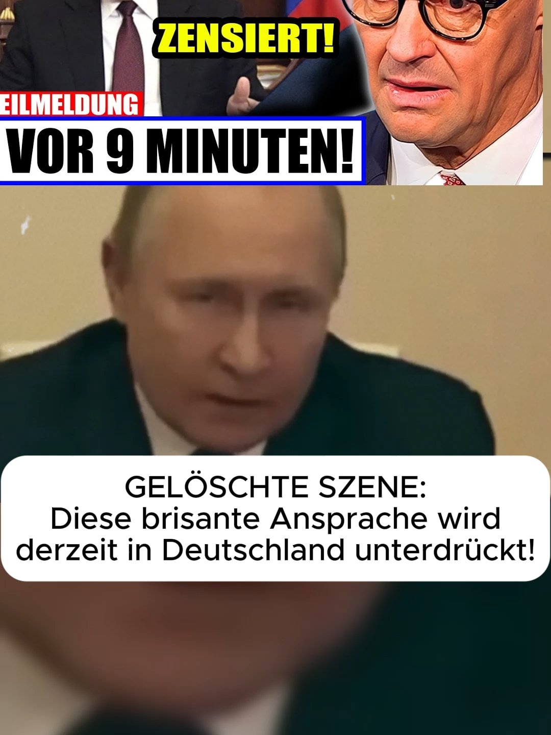 GELÖSCHTE SZENE: Diese brisante Ansprache wird derzeit in Deutschland unterdrückt!