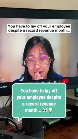 You have to lay off your employee despite a record revenue month... 👀💡 #resume #resumetips #linkedin #linkedintips #career   