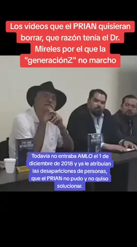 #DrMireles #AMLO #GeneraciónZ #jóvenes #chayoteros 