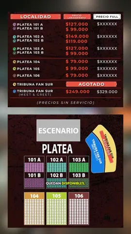 Gigantes del rock con sillas en el Movistar Arena!!! ¿Qué opinan de este cambio? #gigantesdelrock #rock #metal #movistararena 