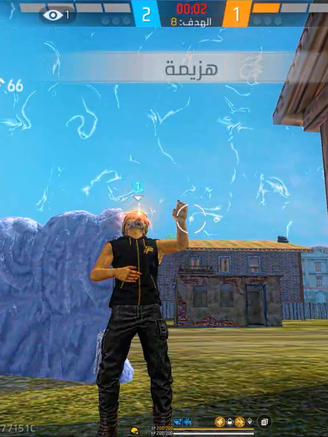 مـات الفرفور 😂 1vs+999 🍷🥷🏻🔥 #yp #kaylarff #فري_فاير #kaylar #kaylar255 