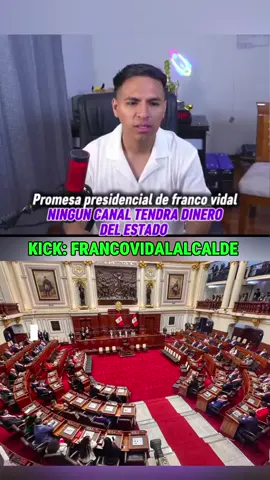 Franco vidal hace su promesa presidencial, ningún canal tendrá dinero del estado #Ate #alcaldelima #FrancoVidal #francovidalalcalde @Franco Vidal 