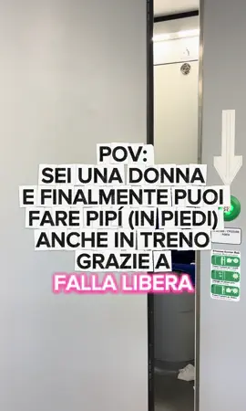 E tu, quante volte hai rinunciato a fare pipì in treno per colpa dello sporco? 😰 Da oggi non ne hai più bisogno! Corri subito sul sito WWW.FALLALIBERA.COM e inizia a farla anche tu in piedi! . . . #bagno #bagni #pulizia #treno #libertà 