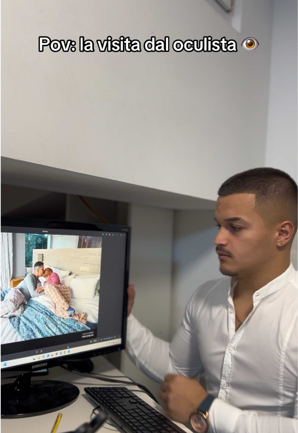 ig: kurti_alessandro😂😂👀#ironia#ridere#oculista#visita#comicità 