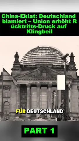 VOR 2 MIN! China-Eklat Deutschland blamiert – Union erhöht Rücktritts-Druck auf Klingbeil #DeutschlandNews #ChinaUpdate #PolitikAktuell #BreakingDE