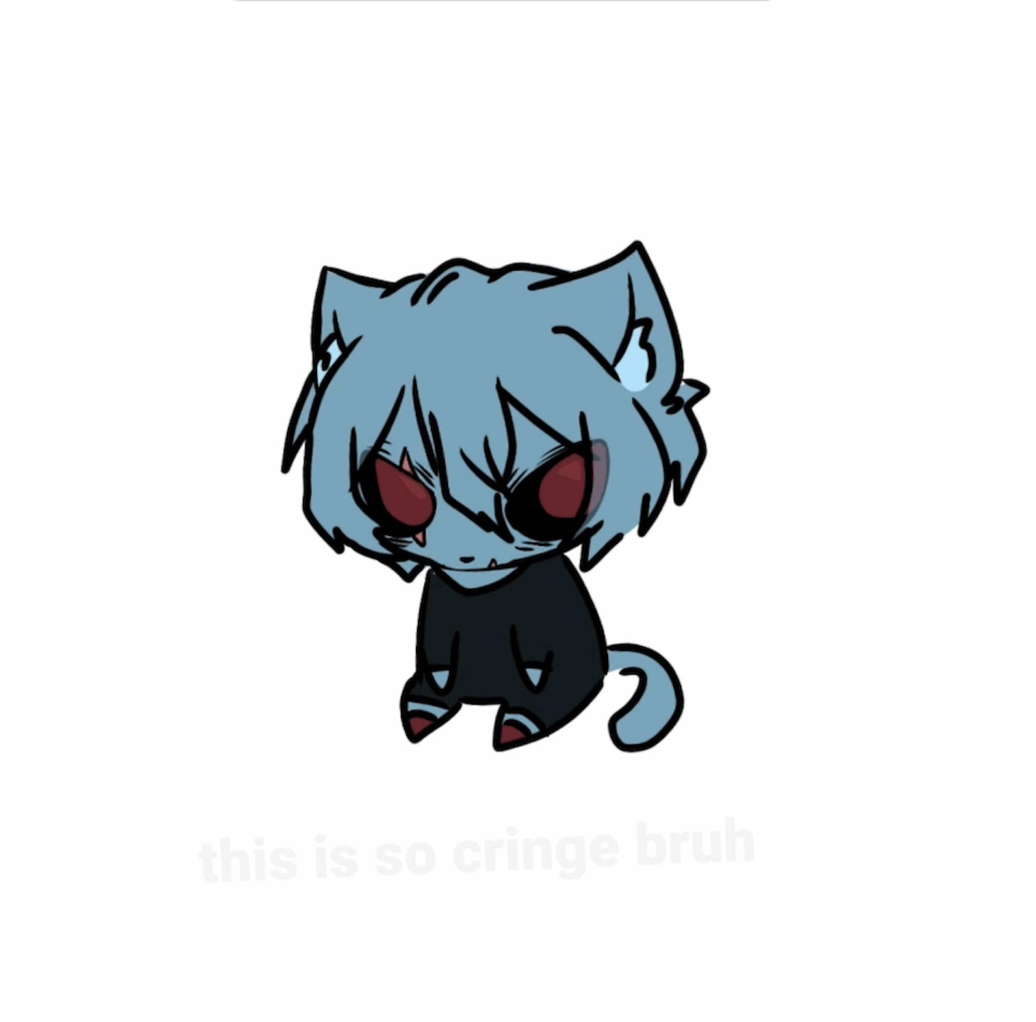 [ #TOMURA ] kitty tomuraaeaa !!! my third attempt on fbf animation ignore any mistakes here  i cant do tweening anymore [ #mha #shigaraki #animation #fyp ]