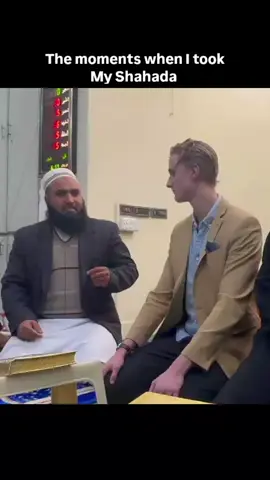 The moment i took my Shahada @Canyon Mimbs #islam #dawah #revert #christian #muslim 