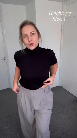 High Waisted Side Pocket Wide Leg Waffle Work Pants ✨ @Halara_official  #halara #halaratiktokshop #ActiveinHalara #blackfriday #tiktokmademebuyit 