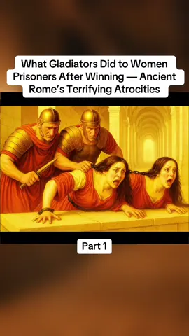 P.1-What Gladiators Did to Women Prisoners After Winning — Ancient Rome’s Terrifying Atrocities #darkhistory #historysecrets #History #HistoryTime #gladiators 