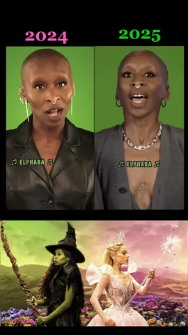 Which year do you prefer? 🩷💚 #elphaba #glinda #wicked #2024 #2025 @Wicked: For Good 