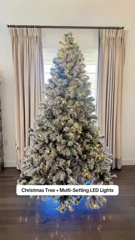 Christmas Tree Sale — This tree is absolutely stunning. Multiple height options, different styles (flocked or not), and LED lights that switch from clear to multi-color with tons of settings like blinking, fading, and steady glow. It’s so full, so easy to put together, and right now every height is over 50% off. If you’re decorating this week, grab it while it’s marked down! 🎄✨ #ChristmasTree #HolidayDecor #ChristmasFinds #TikTokMadeMeBuyIt #HomeDecor