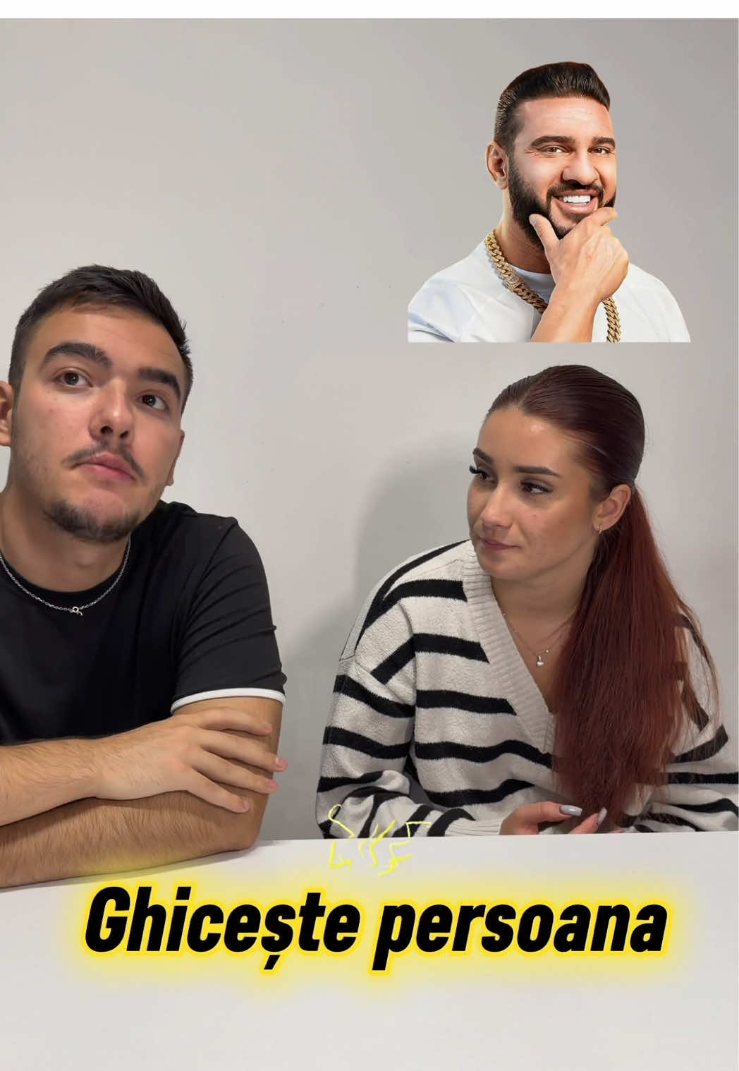 “A făcut roșu în gât de nu mai cânta?”:)))) Uno reverse card pentru ca mulți mi-ați spus în  comentarii să ghicesc și eu!  Stați până la final să vedeți dacă m-am prins sau nu ca mi-a dat cam greu #fyp #ghicestepersoana #dorianpopa #hatz #CapCut 