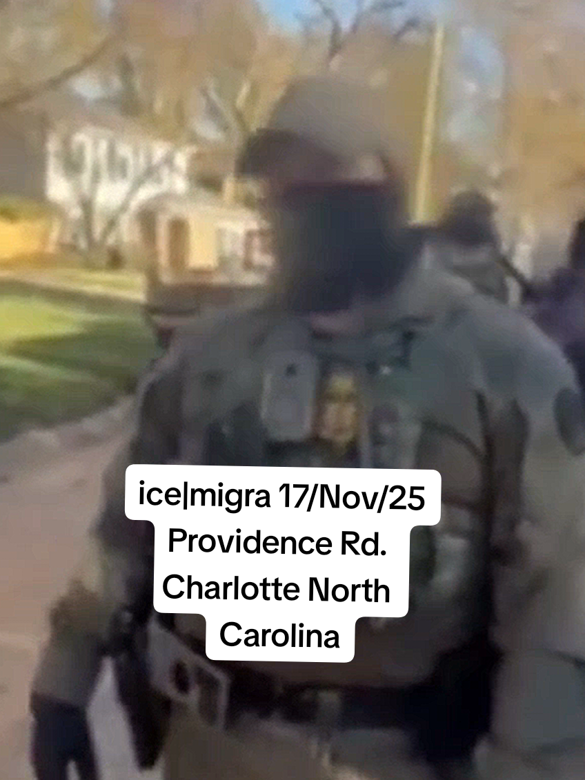 ice|migra 17/Nov/25 Providence Rd.  Charlotte North Carolina #inmigration #inmigracion #redadasdeinmigración #charlottenc #redadas 