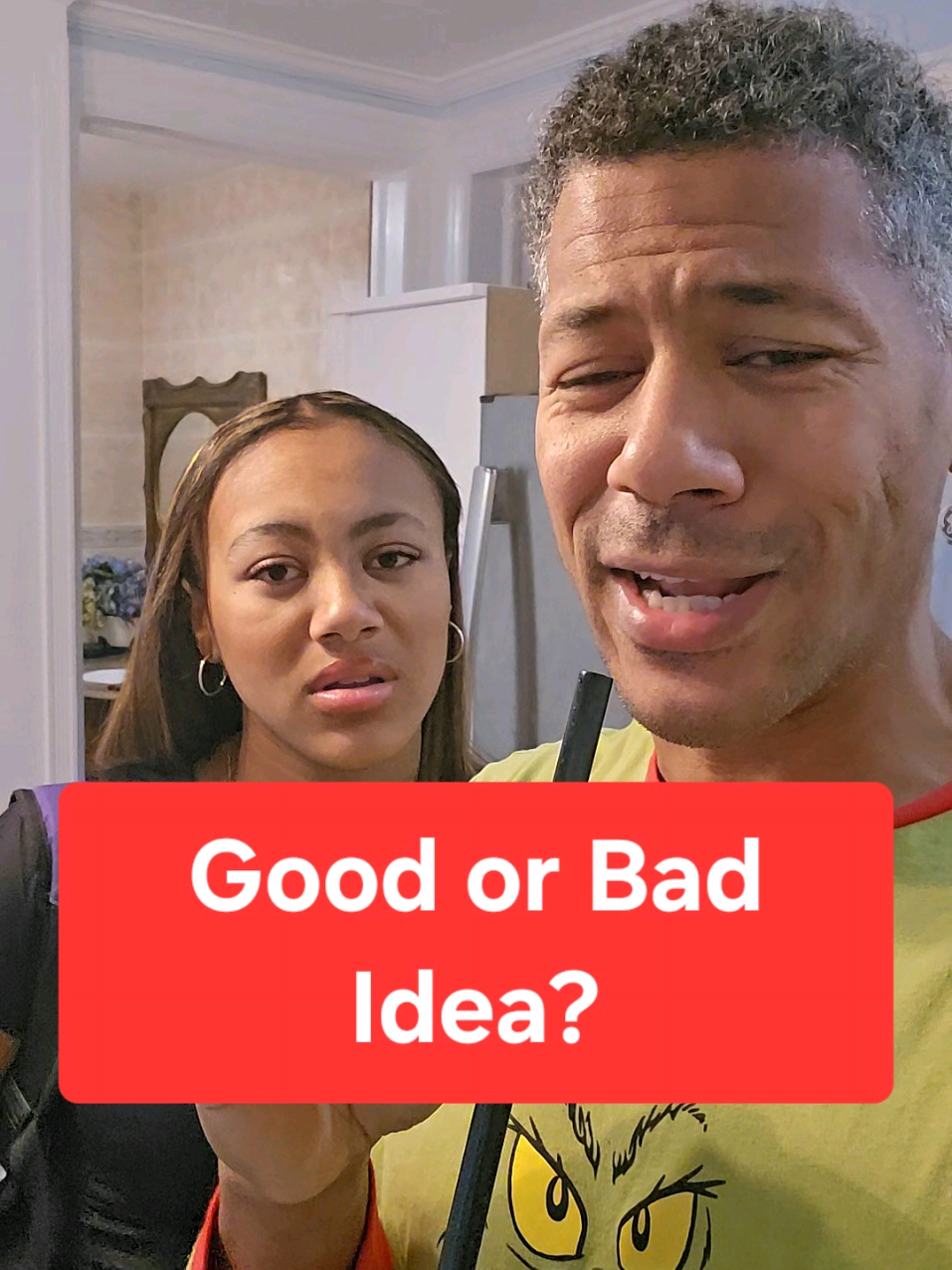 Good or Bad idea? #NewsAnchorDad w/ #LittleLaniers #parenting #StanleyCup #girldad 