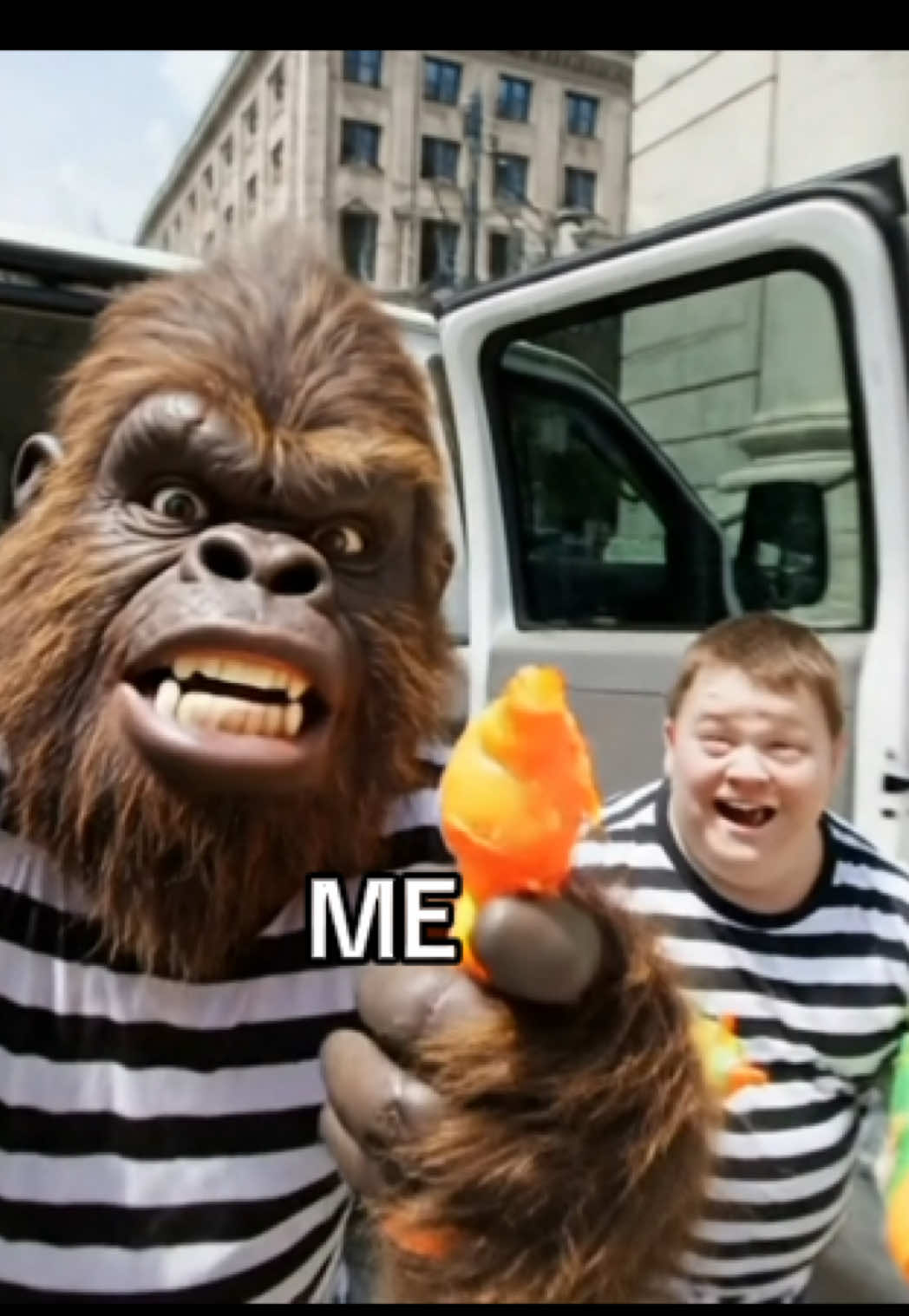 Me and downz bank robbers! #bigbrownyeti 