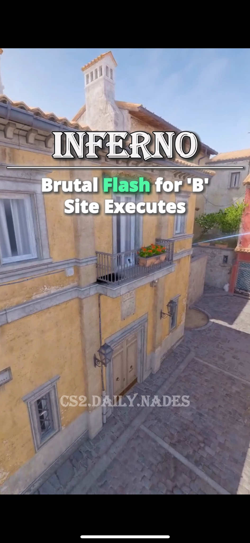 ⚠️Brutal Flash for 'B' Site Executes (Inferno)🚨 #counterstrike #fyp #cs2 #gaming #cs 