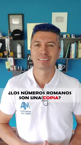 Los números romanos son una copia #romanos #numeros #matematicas #copia