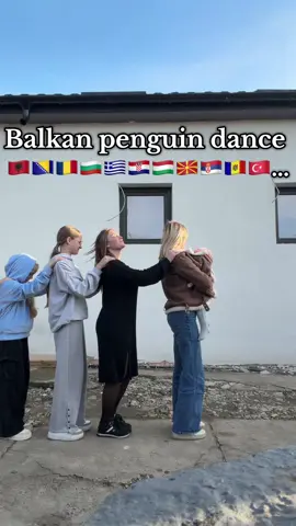 Balkan penguin dance !  #balkan #pt #romania🇷🇴 #fyp #🇷🇴 