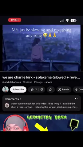 Son I’m crine 😭 #charliekirk #wearecharliekirk🇺🇸 #fypシ #slowandreverb #slowedsongs 