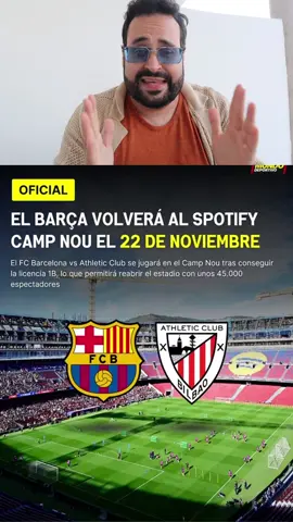 Oficial: Regresa el Camp Nou #Barça #campnou #mancuer #DeportesEnTikTok 