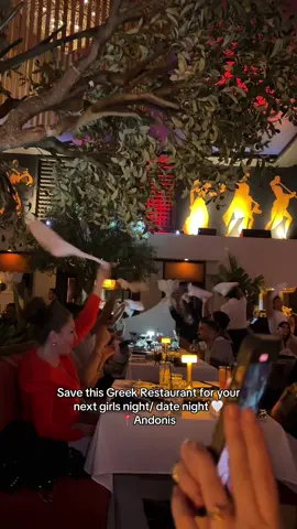 The perfect spot for yummy Greek food and major vibes! ✨👌💃  Save this for your next girl's night or date night! #Vancouver #girlsnight #yvreats #thingstodoinvancouver #greekrestaurant   