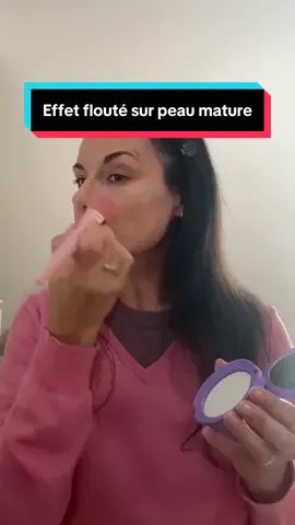 Effet flouté sur peau mature avec la poudre compacte @Wonderskin Beauty  #peaumature #teintparfait #poudrecompacte #wonderskin #peauparfaite 