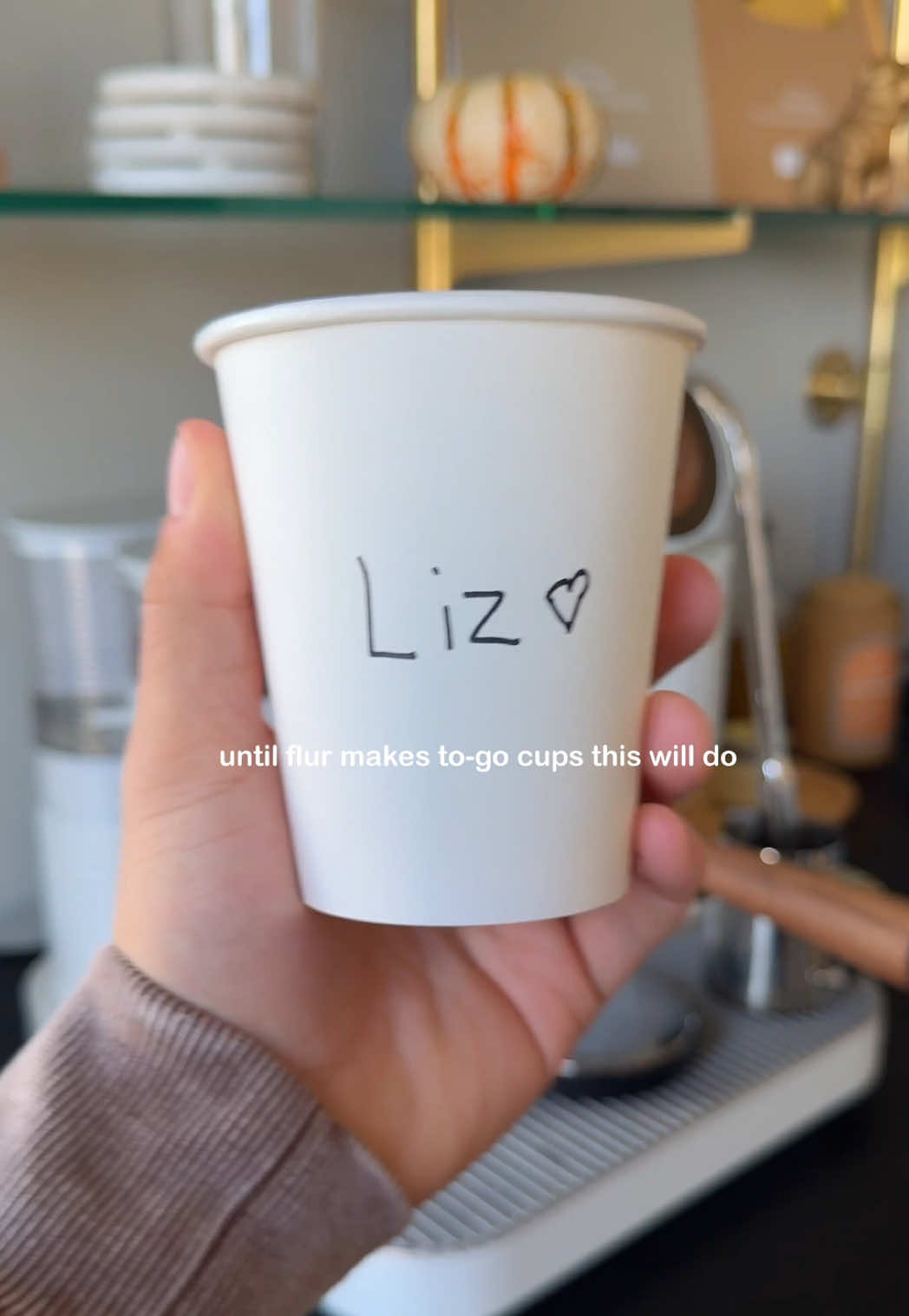 surprising my wife with coffee and breakfast 