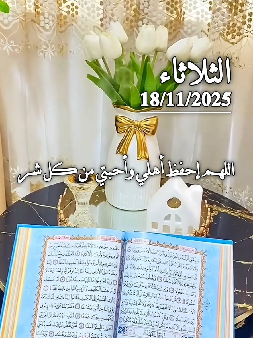 دعاء يوم الثلاثاء 18/11/2025 🌹🤲 اللهم إحفظ أهلي وأحبتي من كل شر🌹🤲🌿🌸❤️ #دعاء_يوم_الثلاثاء #اللهم_امين_يارب_العالمين #دعاء #الثلاثاء 