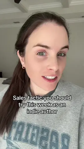 Sales tactic to try for indie authors #indieauthor #bookmarketing 