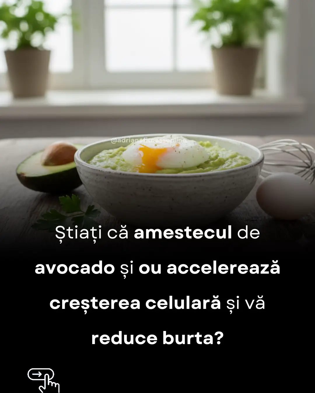 Știi care e cea mai simplă metodă să îți ajuți corpul să slăbească, să aibă mai multă energie și să lupte natural cu inflamația? 👉 Să combini corect alimentele. Pentru că NU tot ce mănânci contează… ci cum le combini. 💡 Fiecare imagine de mai sus îți arată o combinație simplă care face o diferență reală în corp: • Reduce burtica • Calmează inflamația • Susține digestia • Hidratează intens • Stimulează imunitatea • Încetinește îmbătrânirea Nu e magie. E știință nutrițională + coerență zilnică. 🔁 Salvează acest ghid. 📲 Dă follow @adrianafitnessonline pentru mai multe trucuri dovedite care te ajută să slăbești sănătos, fără înfometare. Scrie RESET dacă vrei să începi cu un plan complet care funcționează – chiar și dacă ai 10, 15 sau 25 kg în plus, îți trimit direct în inbox GRATUIT, să vezi cum funcționează ✅