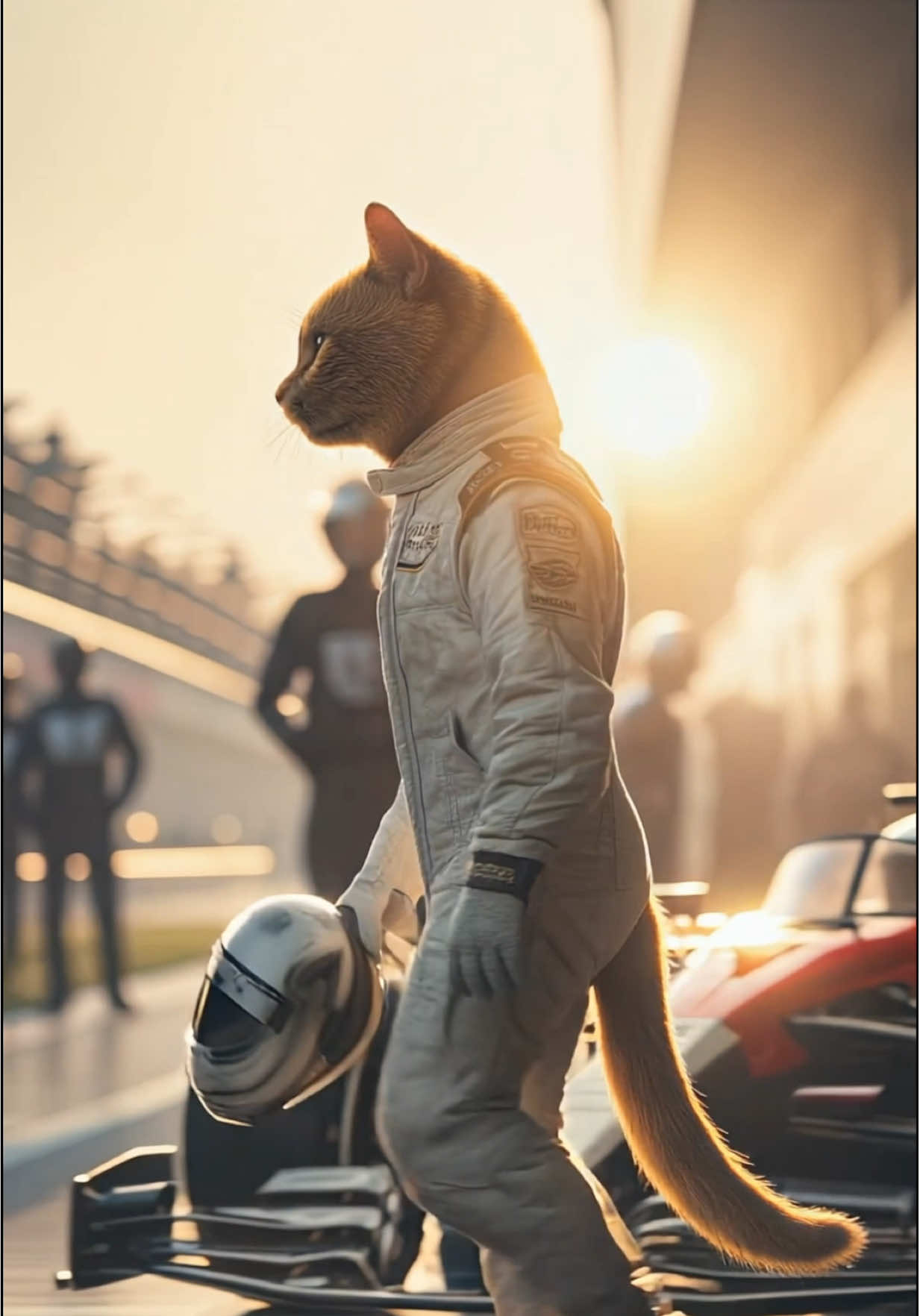 🏎🔥 F1 Meow Racer – Born for Speed PitStop Cat hits the track with fearless speed and razor-sharp focus. Inspired by Brad Pitt’s 2025 Formula 1 role, he owns every corner, every lap, every heartbeat of the race. When the lights go out… PitStop Cat becomes unstoppable. 🏁🐾🔥 #Formula1 #BradPitt #AICats #F1 #MeowUniverse