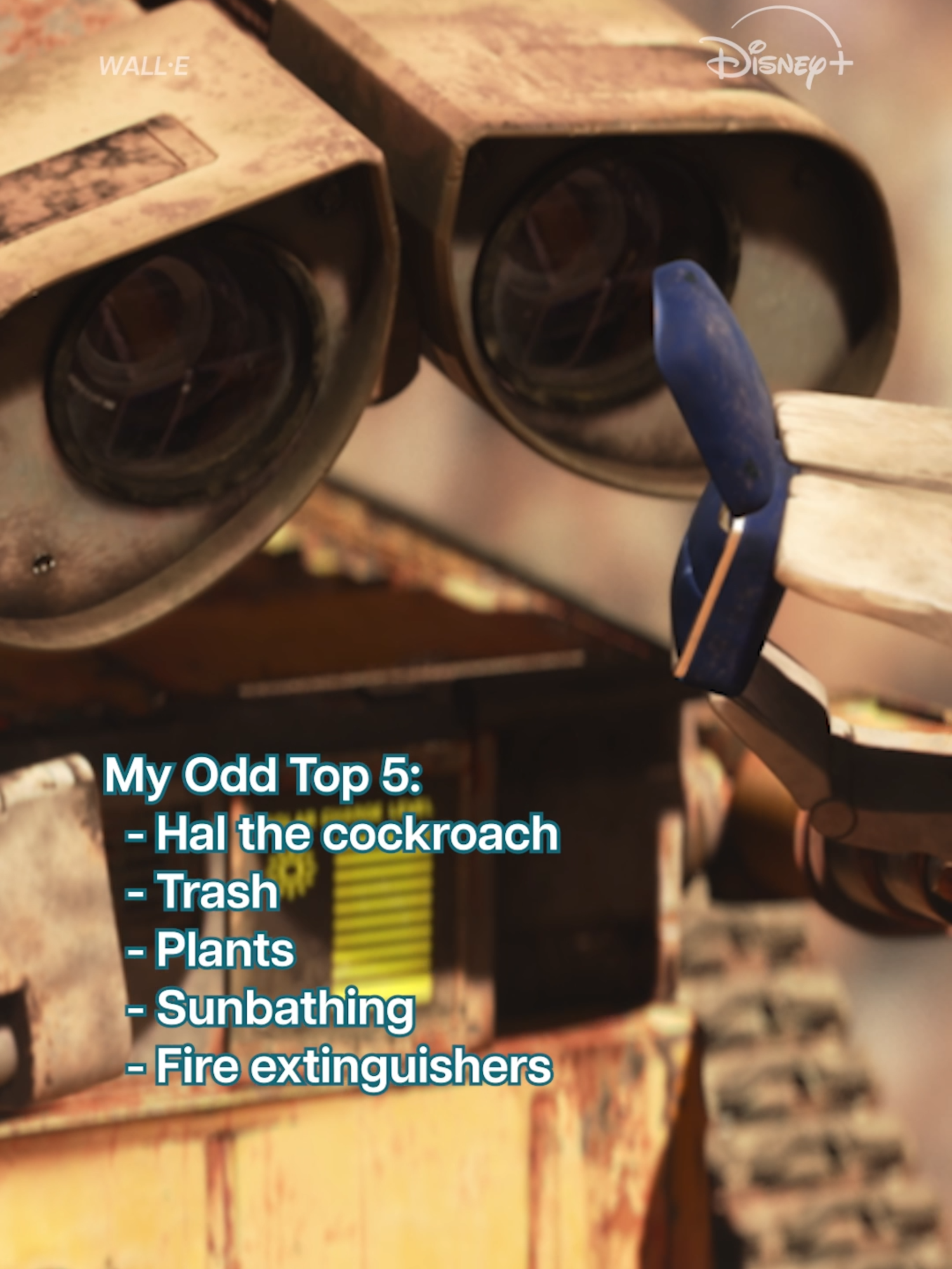 No shame in loving what you love!  Stream Wall·E on Disney+.