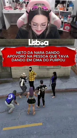 A Nara agora é vó gente kkkkk, olha o Neto dela dando apavoro na pessoa que tava dando em cima do Japa. Deu ruim? #gtarp #lisboarp #narafps #clips #dorama 