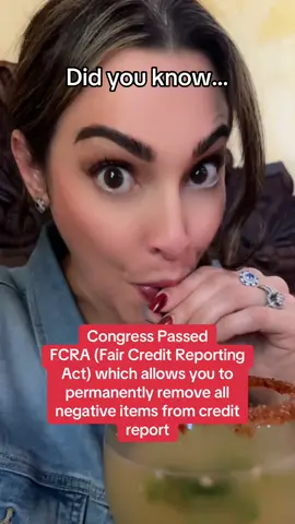 Did you know that Congress passed the FCRA (fair credit reporting act) which allows you to permanently remove all negative items from your credit report !! Items you can remove: Late payments Collections Evictions Bankruptcies Chargeoffs & More 📲 text credit 305-834-5064 #credit #creditrepair #creditscorematters #creatorsearchinsights #financialfreedom 