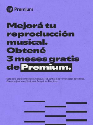 Probá 3 meses por $0.