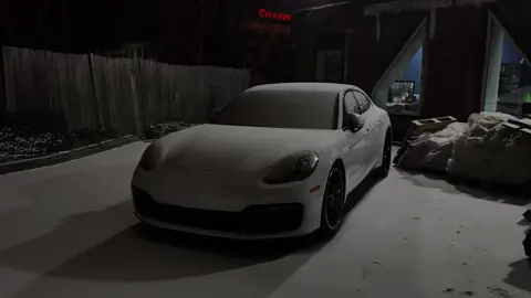 карета деда мороза                                                 #porsche #panama #wintervibes #snow #fyp