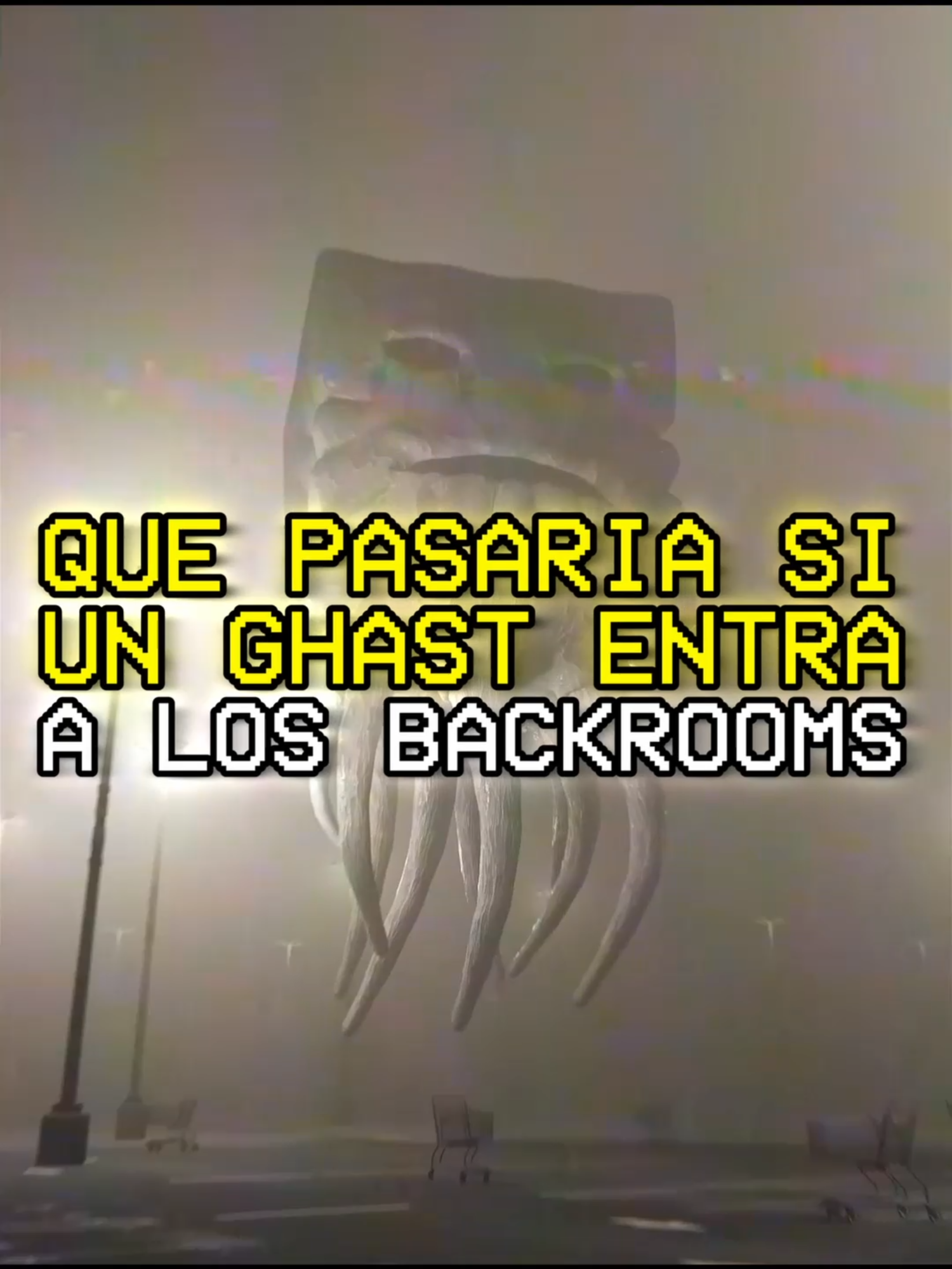 QUE PASARIA SI UN GHAST ENTRA A LOS BACKROOMS #backrooms #backroomstiktok #foundfootage #argentina #backroomsfootage