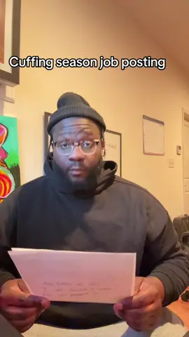 If the position is filled immediately we can be in matching pajamas by Christmas Eve #cuffingseason #fyp #cuffQ