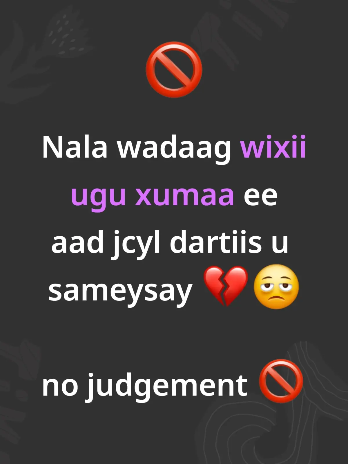 ani Basbaas ba cunay lkn dad iga daran jiro 💔😭😭😂