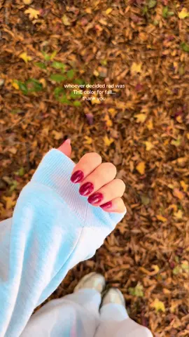 fall nails are SO back #fallnails #rednails #nailinspo #trending #fallvibes 