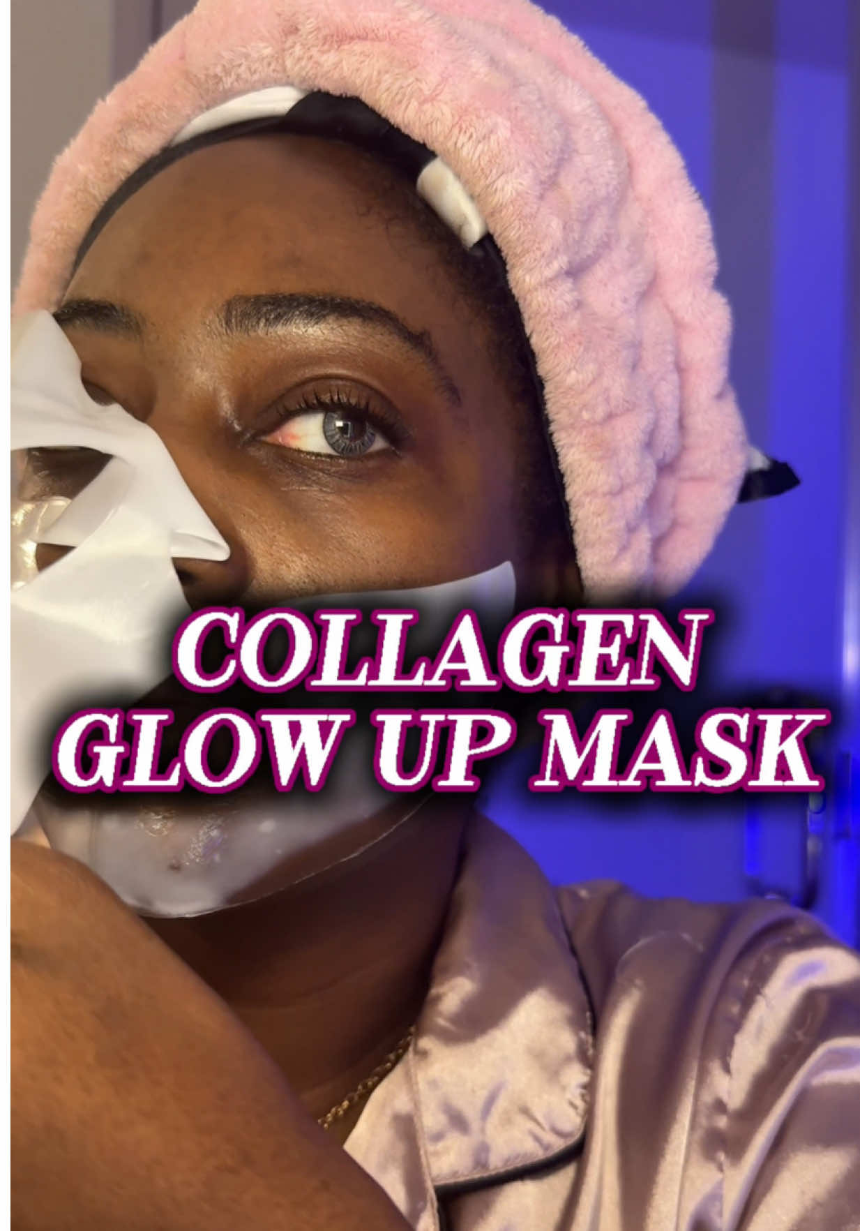 If you haven’t started eating your collagen, this collagen face mask will give you a quick hydration, plumping boost  #collagen #facemask #skincare 