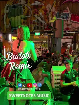 Kahit sa Singapore Budots parin request nila 😂 Budots Remix | Sweetnotes Live @ Timbre+ One North, Singapore #SweetnotesMusic #coversongsinger #music #concert #fyp #foryou