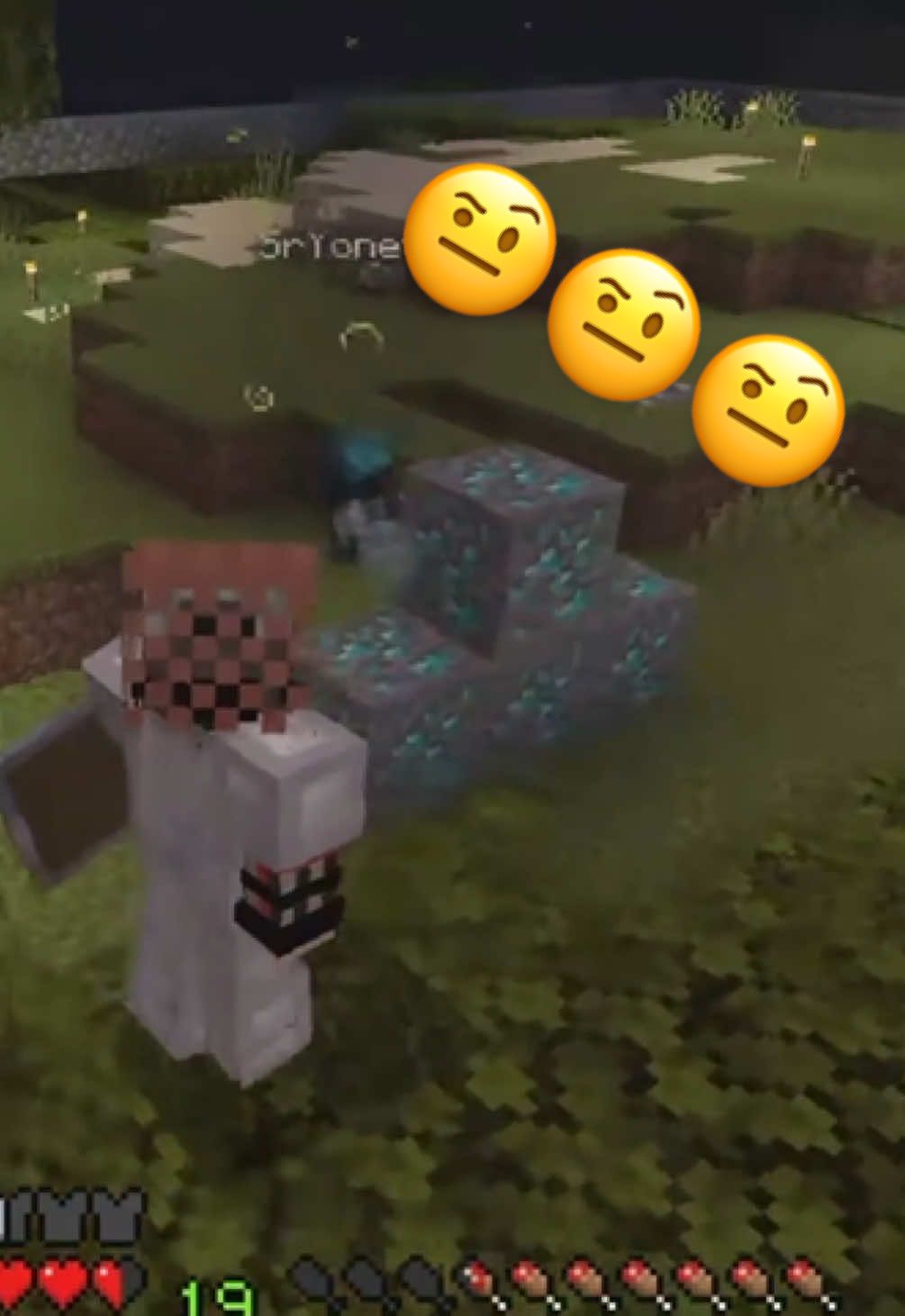 Casi caigo con esos diamantes xd #humor #betelgeuseextremo #comedia #Minecraft #viralvideo @SrYonet017 