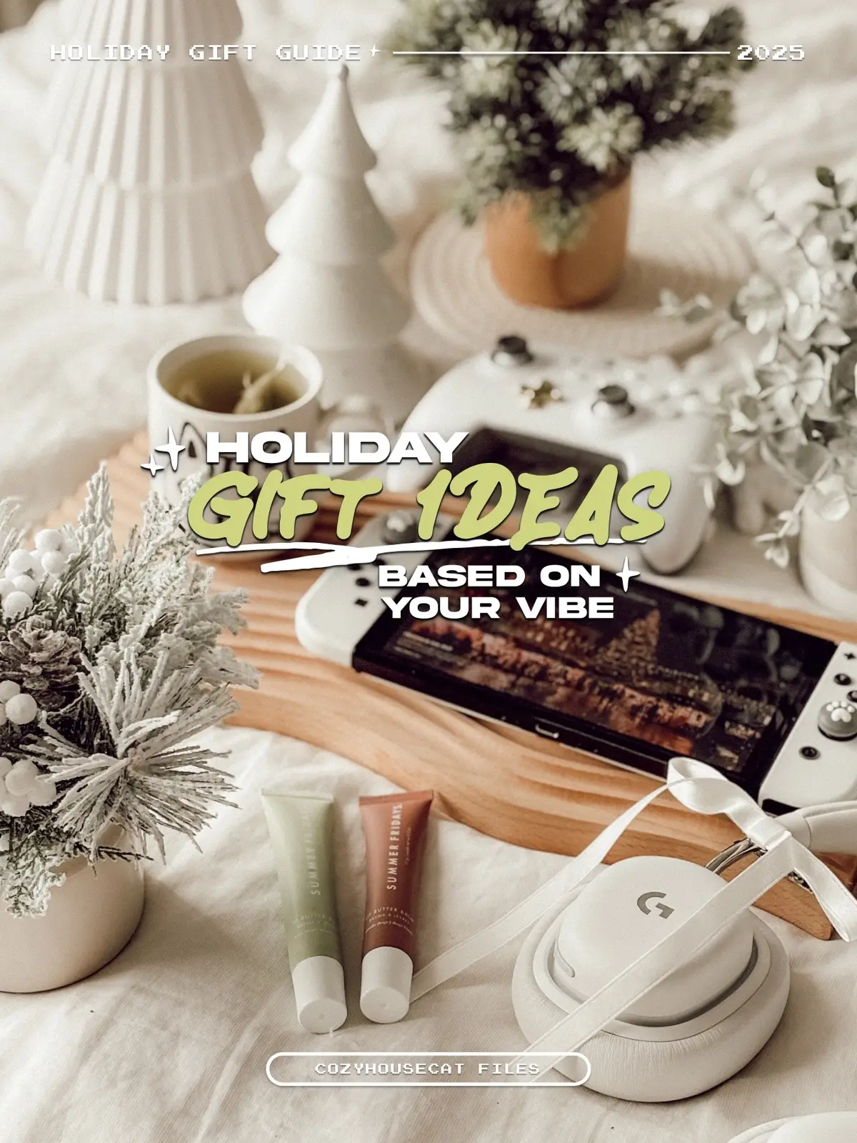 gift ideas for gamers, snoopy lovers, homebodies + cat parents 🫶🏼 hope this is helpful!! 🎁 @Snoopy @Urban Outfitters @CYKLAR @Personal Loot @riotgames @onequince @Logitech G  #holidaygiftguide #giftideas2025 #cozyaesthetic #cozygamer #christmasgifts2025