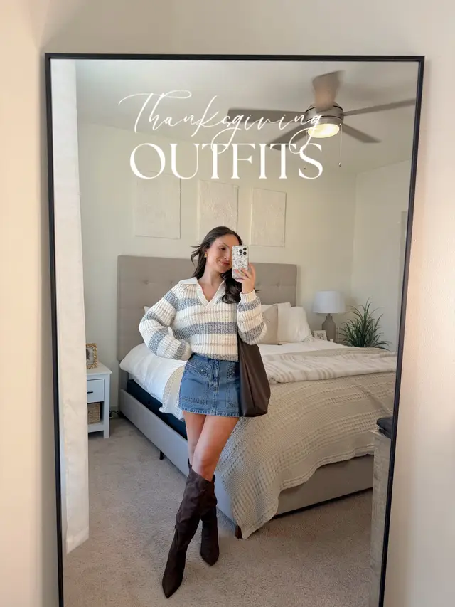 Thanksgiving outfits: Part ✌🏻& all of them are 🔗 on my LTK #thanksgivingoutfits2025 #outfitinspo #dinneroutfit #winterfashiontrends #comfyclothes 