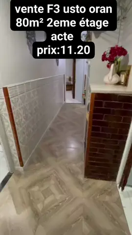 Agence Nour el yaqin immobilier met à votre disposition un  appartement  #F3 Avendre :      (Oran . Algérie).✨    ✅  Localisation: ustou     ✅  Superficie : 80    ✅  Acte : Acte définitive                                     ✅ étage:2 💸prix: 11.20 ♦️ Pour plus d'informations ℹ️ n'hésitez @pas                            ▪️ Ou Contactez le :      Agence immobilière Nour el yaqin -0542739587 -0669203185 -0795221129 -0771174634 📢  Soyez les bienvenus chez votre Agence immobilière nour el yaqin  -Agence immobilière Nour el Yaqin -0542739587 -0669203185 -0795221129 -0771174634  🏚️الموقع المكتب  🏚️الوكالة العقارية نور اليقين :كاستور امام بلدية ? نحن هنا لخدمتكم في شراء، بيع، أو كراء العقارات في وهران. 🌟 نحن نفهم أهمية العثور على العقار المثالي الذي يتوافق مع ميزانيتكم واحتياجاتكم. 💼 مهمتنا هي تحقيق رضاكم الكامل من خلال تقديم استشارات مهنية وخدمات مخصصة. تفضلوا بزيارتنا أو الاتصال بنا اليوم لنجيب عن أسئلتكم ونبدأ في رحلتكم العقارية معنا. مرحبا بيكم58 ولاية  🇩🇿🇩🇿🇩🇿 في وكالة عقارية نور اليقين وهران  نحن بانتظاركم بفارغ الصبر لتقديم الأفضل لكم! 🤝 tik tok: @immo31amine Facebook-Amine Bouzaned / Abidine Immo  page :Agence Nour el yaqin immobilier  #appartement #oran #ImmobilierDeLuxe #venteimmobiliere 