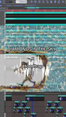 DIAMONDS hoodtrap remix w/ @neverbadagain #diamonds #hoodtrap #mylancore #remix 