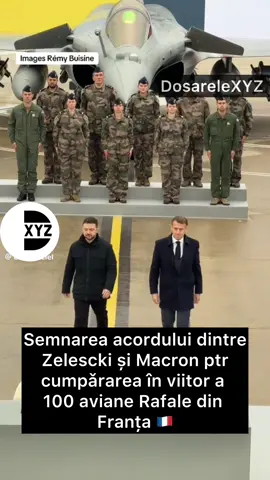 Macron la coafat pe Zeleschi cu 100 Avioane Rafale din Franța. Nu se spune cu ce ( din ce ) va plǎti acest acord.